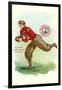 Football Player, Cornell, New York-null-Framed Art Print
