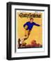 "Football Player," Country Gentleman Cover, November 1, 1931-John Newton Howitt-Framed Giclee Print