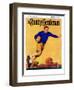 "Football Player," Country Gentleman Cover, November 1, 1931-John Newton Howitt-Framed Premium Giclee Print
