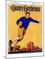"Football Player," Country Gentleman Cover, November 1, 1931-John Newton Howitt-Mounted Giclee Print