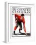 "Football Player," Country Gentleman Cover, November 3, 1923-WM. Hoople-Framed Giclee Print