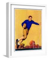 "Football Player,"November 1, 1931-John Newton Howitt-Framed Giclee Print