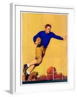 "Football Player,"November 1, 1931-John Newton Howitt-Framed Giclee Print