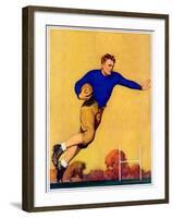 "Football Player,"November 1, 1931-John Newton Howitt-Framed Giclee Print