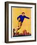 "Football Player,"November 1, 1931-John Newton Howitt-Framed Giclee Print