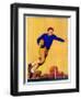 "Football Player,"November 1, 1931-John Newton Howitt-Framed Giclee Print