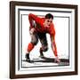 "Football Player,"November 3, 1923-WM. Hoople-Framed Giclee Print