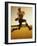Football Player Running with The Ball-null-Framed Photographic Print