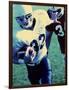 Football Player Running with The Ball-null-Framed Photographic Print