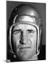 Football Player Sam Baugh of the Washington Redskins, Wearing His Helmet-Carl Mydans-Mounted Photographic Print