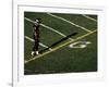 Football Player Standing at the Goal Line-null-Framed Photographic Print