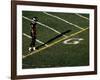 Football Player Standing at the Goal Line-null-Framed Photographic Print