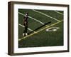 Football Player Standing at the Goal Line-null-Framed Photographic Print