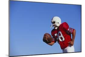 Football Player-DLILLC-Mounted Photographic Print