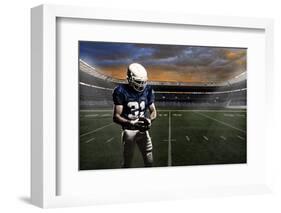 Football Player-Beto Chagas-Framed Photographic Print