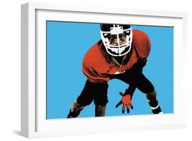 Football player-null-Framed Giclee Print