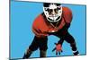 Football player-null-Mounted Giclee Print