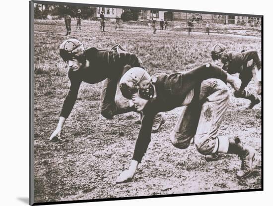 Football Players, Early 1900S-Marvin Boland-Mounted Premium Giclee Print