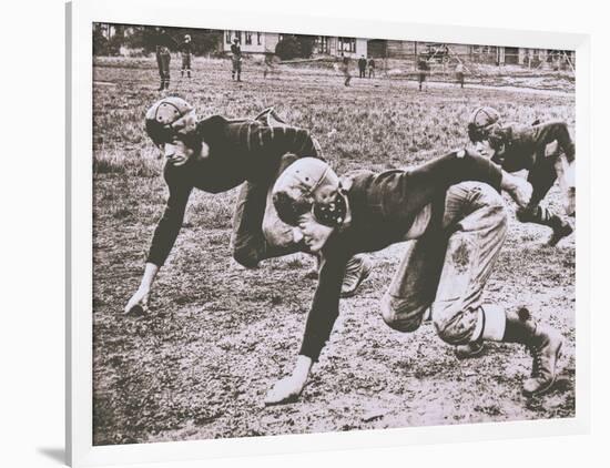 Football Players, Early 1900S-Marvin Boland-Framed Giclee Print