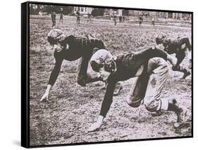 Football Players, Early 1900S-Marvin Boland-Framed Stretched Canvas