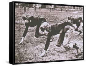 Football Players, Early 1900S-Marvin Boland-Framed Stretched Canvas