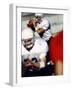 Football Players in a Field-null-Framed Photographic Print