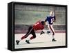 Football Players in Action-null-Framed Stretched Canvas