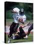 Football Players in Action-null-Stretched Canvas