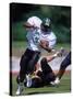 Football Players in Action-null-Stretched Canvas