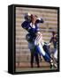 Football Players in Action-null-Framed Stretched Canvas