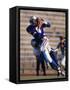 Football Players in Action-null-Framed Stretched Canvas