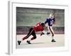 Football Players in Action-null-Framed Photographic Print