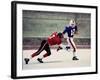 Football Players in Action-null-Framed Photographic Print