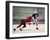 Football Players in Action-null-Framed Photographic Print