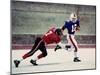 Football Players in Action-null-Mounted Photographic Print