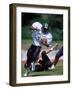 Football Players in Action-null-Framed Photographic Print