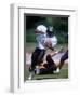 Football Players in Action-null-Framed Photographic Print