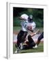 Football Players in Action-null-Framed Photographic Print