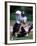 Football Players in Action-null-Framed Photographic Print