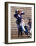 Football Players in Action-null-Framed Photographic Print