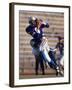 Football Players in Action-null-Framed Photographic Print