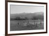 Football Practice-Ansel Adams-Framed Premium Giclee Print