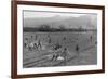 Football Practice-Ansel Adams-Framed Premium Giclee Print