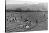 Football Practice-Ansel Adams-Stretched Canvas