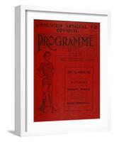Football Programme-null-Framed Giclee Print