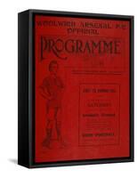 Football Programme-null-Framed Stretched Canvas