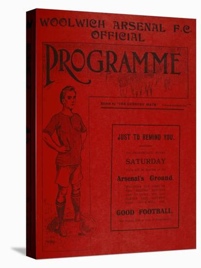 Football Programme-null-Stretched Canvas