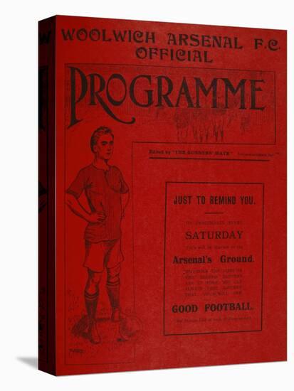 Football Programme-null-Stretched Canvas