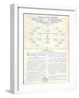 Football Programme-null-Framed Giclee Print