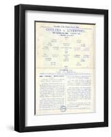 Football Programme-null-Framed Giclee Print